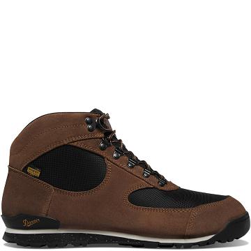 Black / Brown Men's Danner Jag Work Boots | NZ4897MA