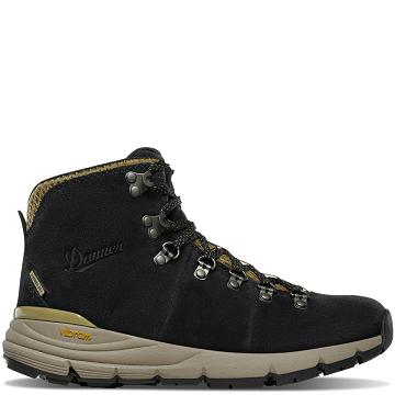 Black / Khaki Women's Danner Mountain 600 Hiking Boots | NZ4408MA