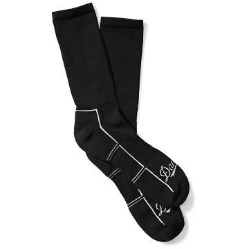 Black Men's Danner Drirelease Lightweight Uniform Socks Crew Socks | NZ4949HK