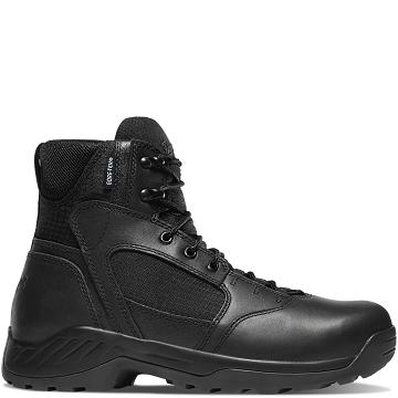 Black Men's Danner Kinetic Side-Zip 6" Tactical Boots | NZ4660IS