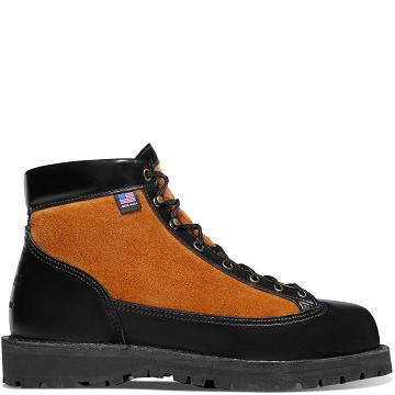 Black Men's Danner Light Revival Work Boots | NZ4913OR