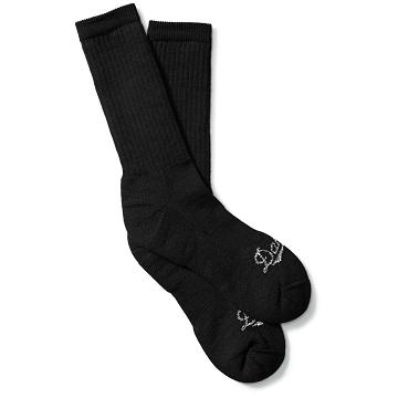 Black Men's Danner Merino Midweight Uniform Socks Crew Socks | NZ4950GL