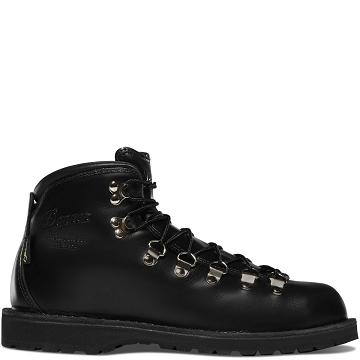 Black Men's Danner Mountain Pass Work Boots | NZ4924HK