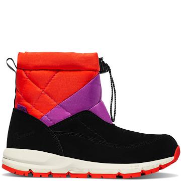 Black / Red Women's Danner FP Movement Cloud Cap Boots | NZ4501AP