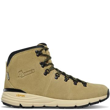 Brown / Green Men's Danner Mountain 600 Hiking Boots | NZ4796QZ