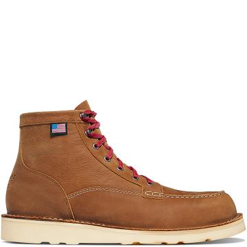 Brown Men's Danner Bull Run Lux Boots | NZ4874HK