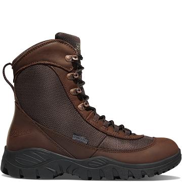 Brown Men's Danner Element 8" Hunting Boots | NZ4751ZG