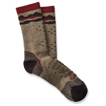 Brown Men's Danner Midweight Trail 2650 Socks Crew Socks | NZ4939IS