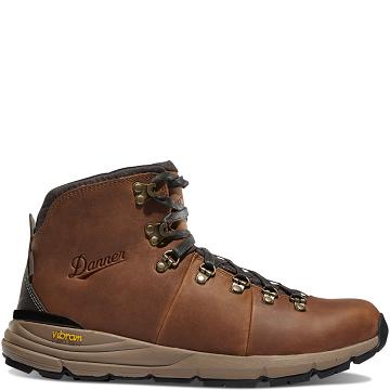 Brown Men's Danner Mountain 600 4.5" Hiking Boots | NZ4798NB