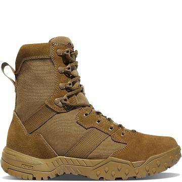 Brown Men's Danner Scorch Military 8" Military Boots | NZ4713UT