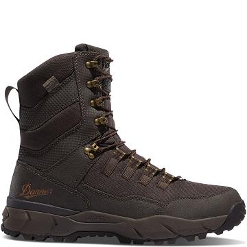 Brown Men's Danner Vital Hunting Boots | NZ4724FM