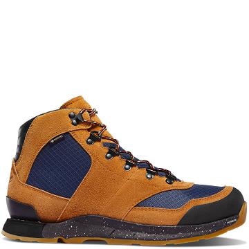 Brown / Navy Men's Danner Free Spirit Hiking Boots | NZ4852DN