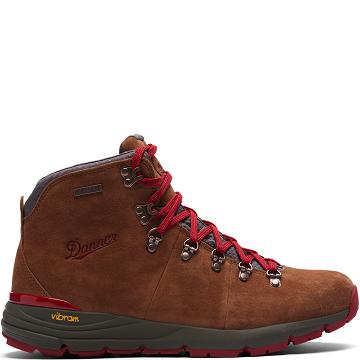 Brown / Red Men's Danner Mountain 600 4.5" Hiking Boots | NZ4797MA