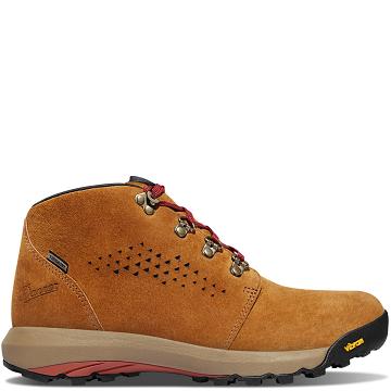 Brown / Red Women's Danner Inquire Chukka Hiking Boots | NZ4416PQ