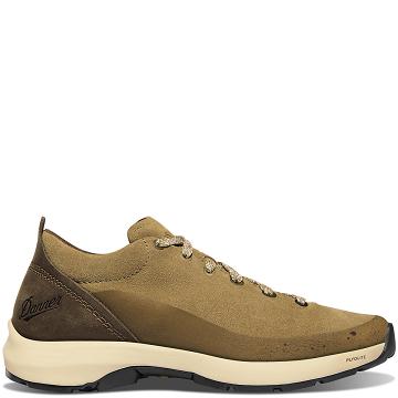 Brown Women's Danner Caprine Low Suede Shoes | NZ4355QZ