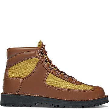 Coffee Men's Danner Feather Light Work Boots | NZ4932GL