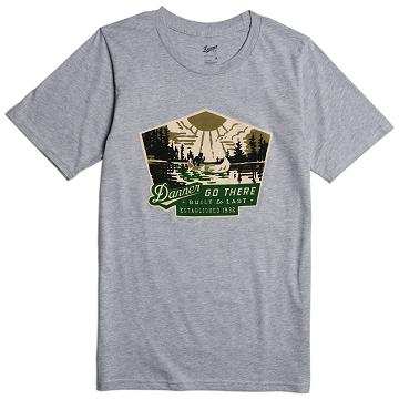 Grey Men's Danner Go There T-Shirt Clothing | NZ5016YU