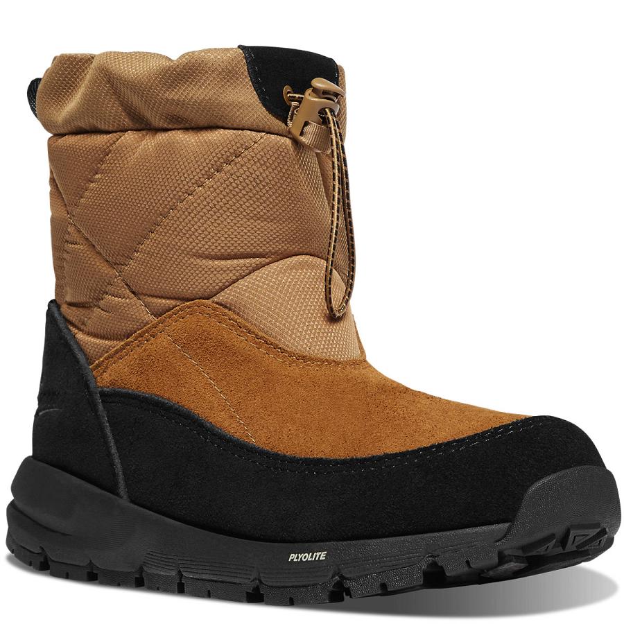 Black / Brown Women's Danner Cloud Cap 400G Boots | NZ4500SO