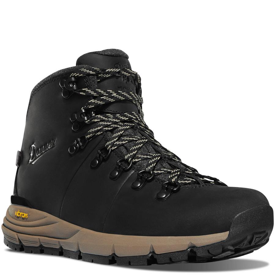 Black / Grey Brown Women's Danner Mountain 600 Insulated 200G Hiking Boots | NZ4414SO