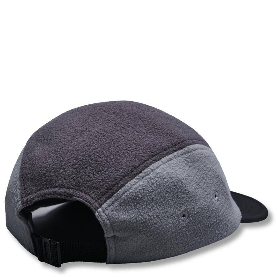 Black / Grey Men's Danner Fleece Running Cap Hats | NZ5002DN