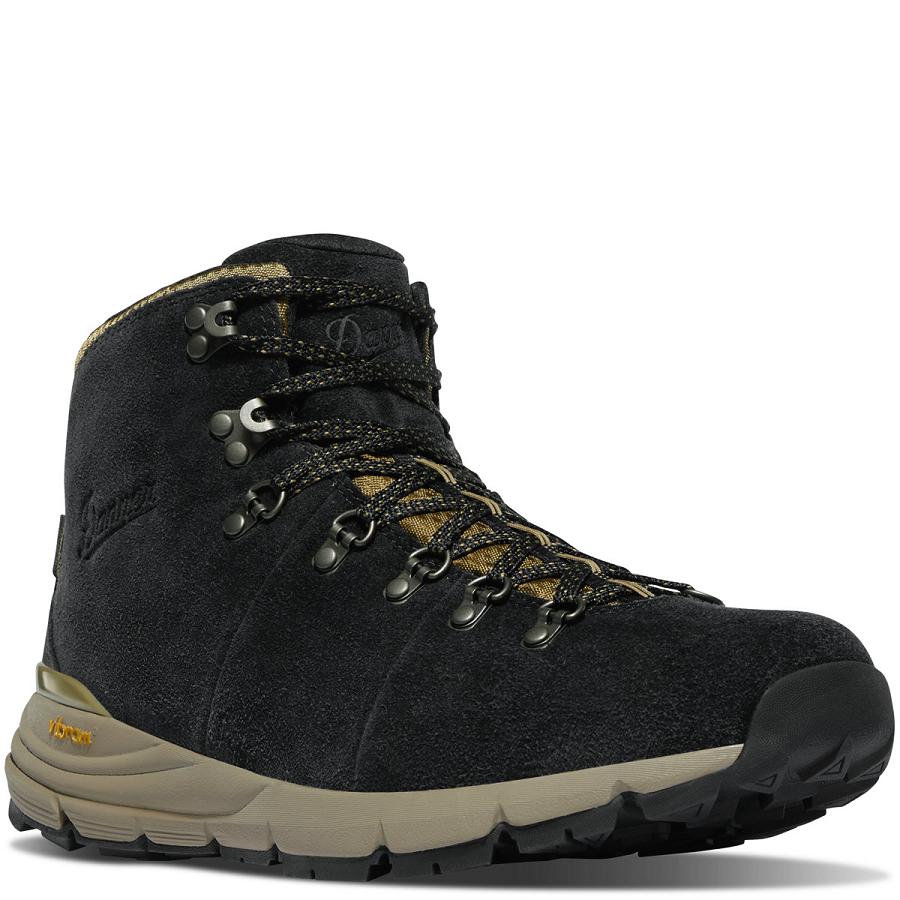 Black / Khaki Men's Danner Mountain 600 Hiking Boots | NZ4795WY