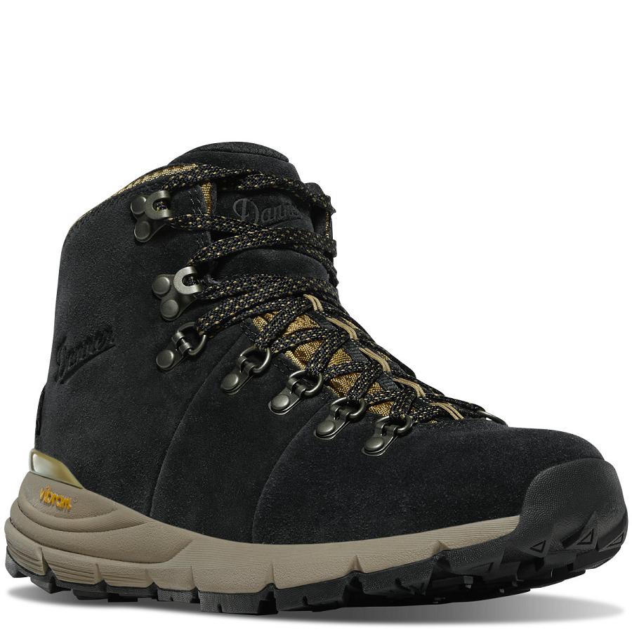 Black / Khaki Women's Danner Mountain 600 Hiking Boots | NZ4408MA