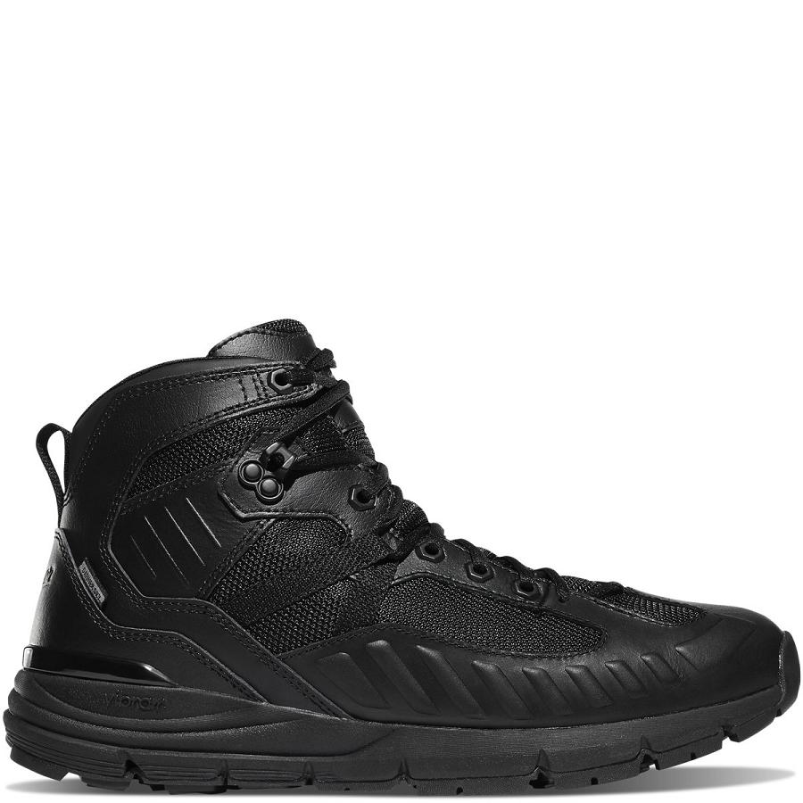 Black Men\'s Danner FullBore Dry Tactical Boots | NZ4658PQ