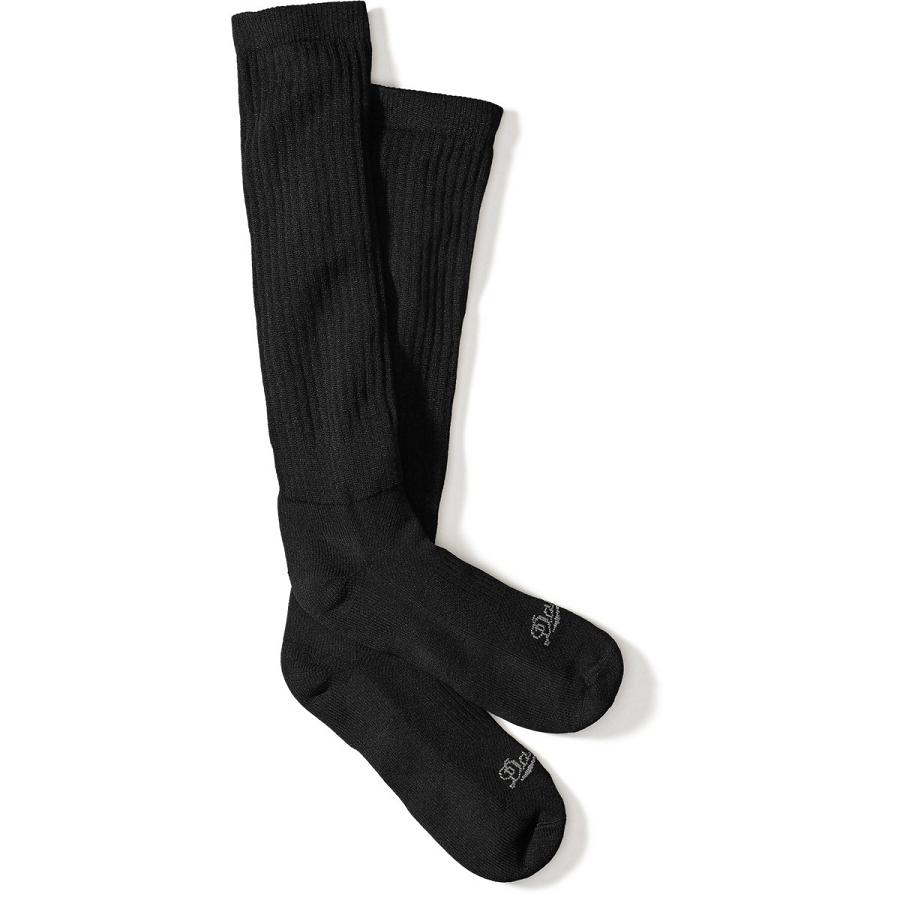 Black Men\'s Danner Hot Weather TFX Drymax Over Calf Socks | NZ4952DN