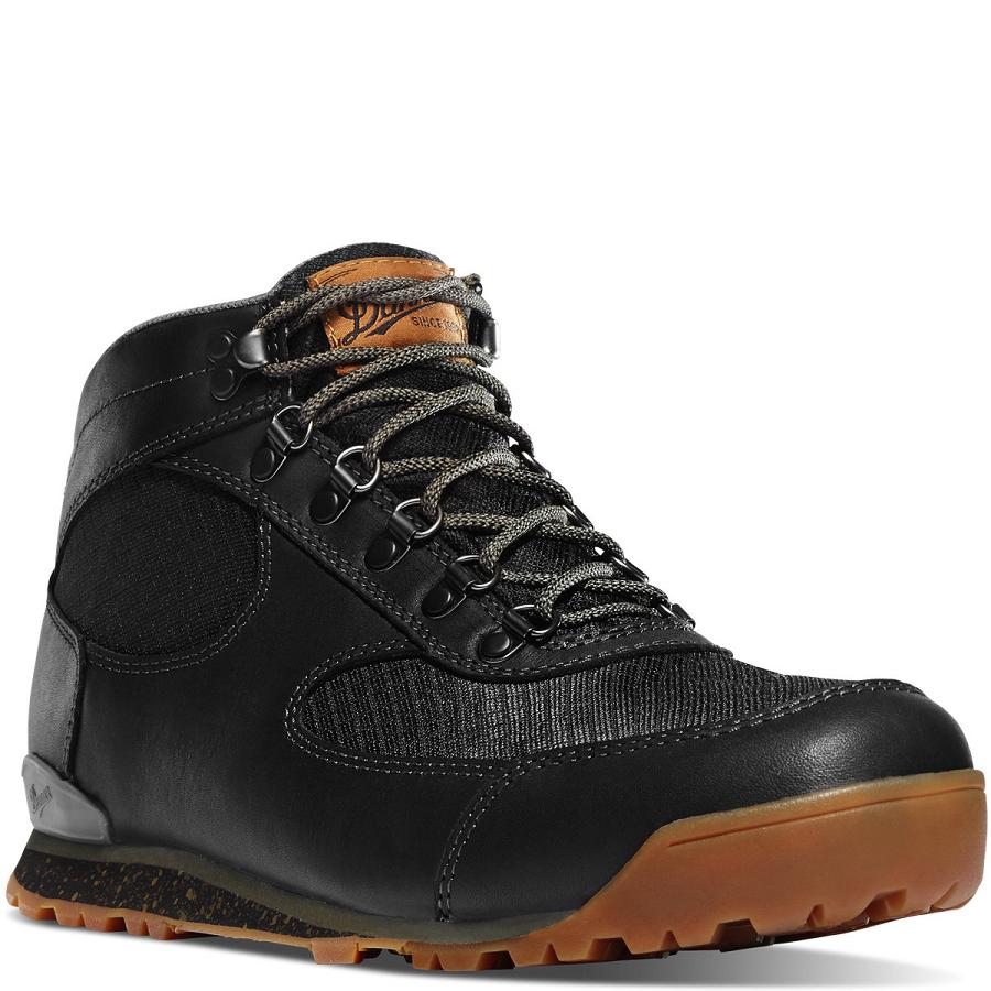 Black Men's Danner Jag Work Boots | NZ4894EX