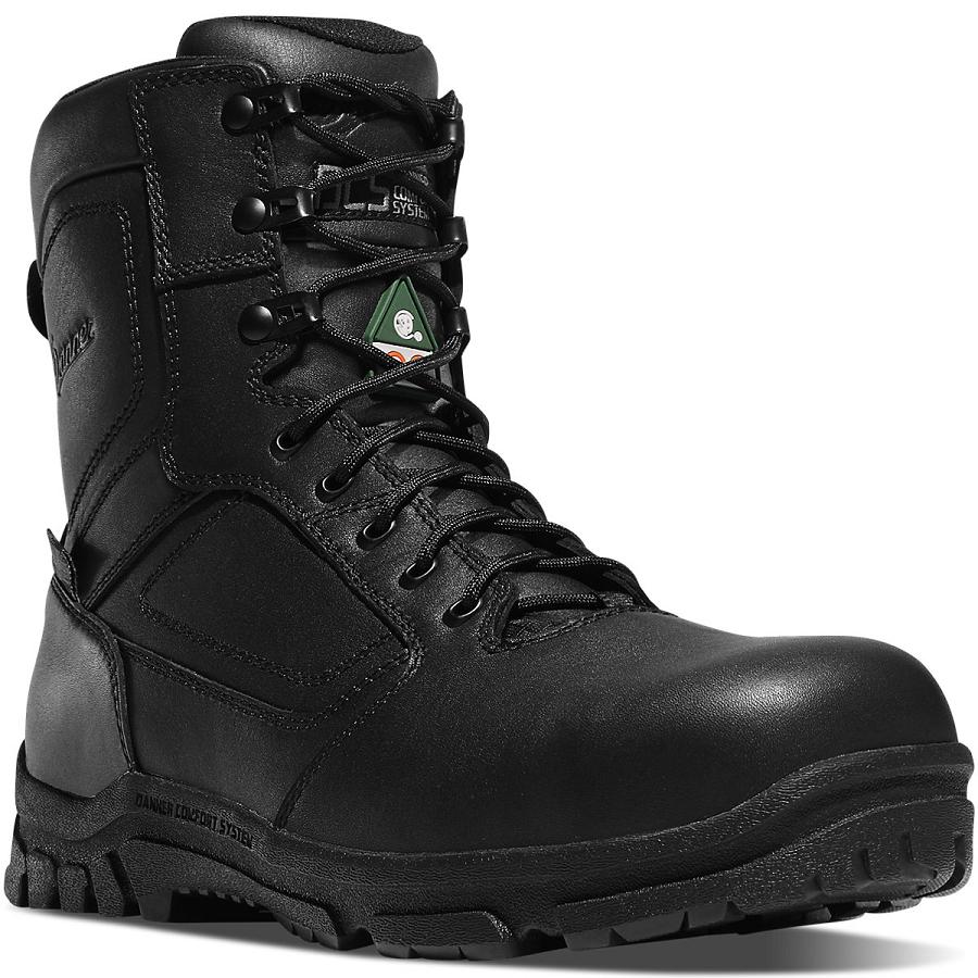 Black Men's Danner Lookout EMS/CSA Side-Zip 8