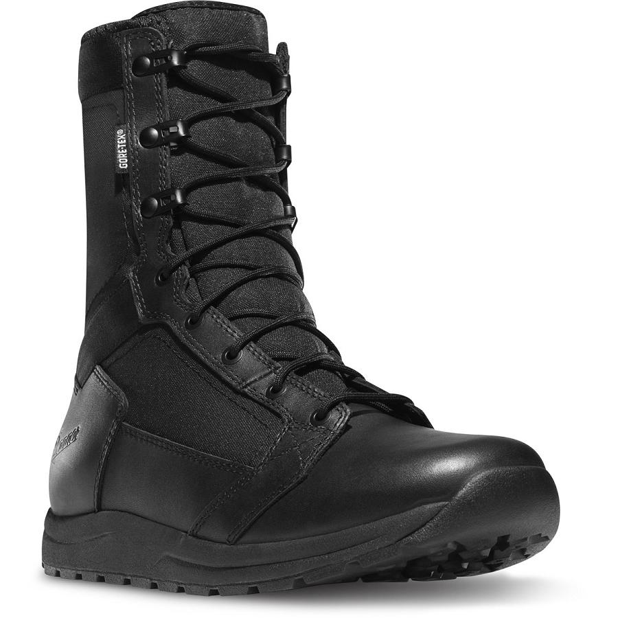 Black Men's Danner Tachyon Gore-Tex Tactical Boots | NZ4649KI