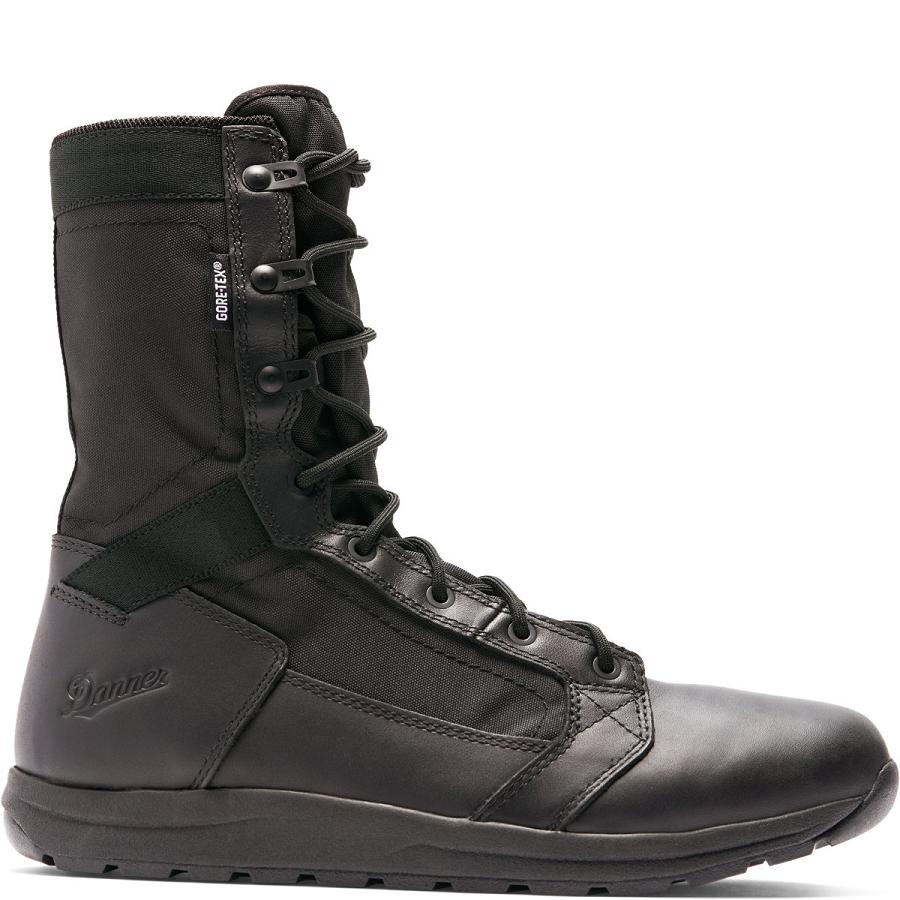 Black Men\'s Danner Tachyon Gore-Tex Tactical Boots | NZ4649KI