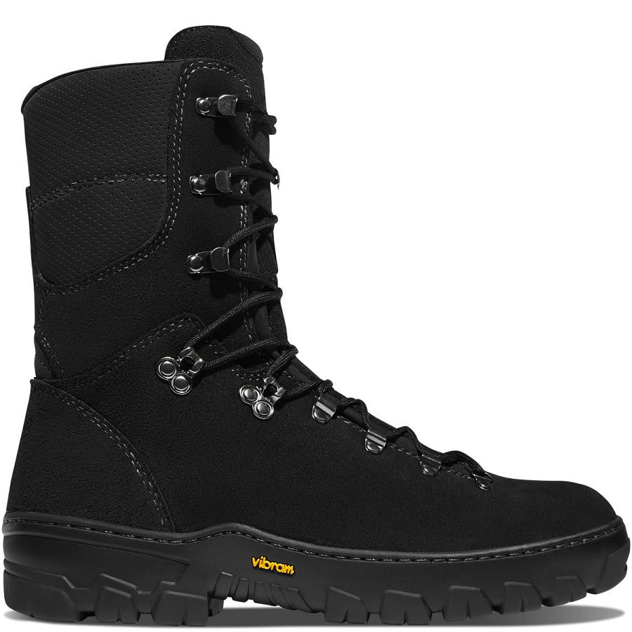 Black Men\'s Danner Wildland Tactical Firefighter Tactical Boots | NZ4656SO