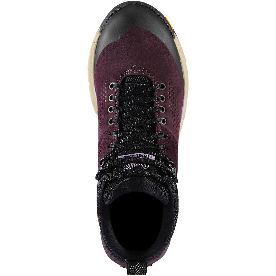 Black / Purple Women's Danner Trail 2650 GTX Mid Hiking Shoes | NZ4396SO