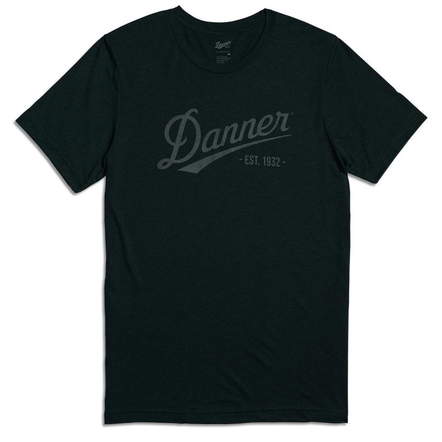 Black Women\'s Danner Distressed Logo SS Tee Clothing | NZ4604SO