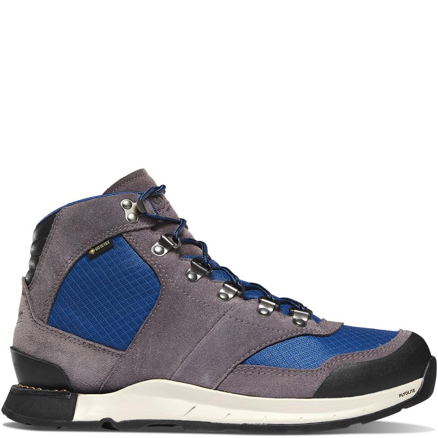 Blue / Grey Men\'s Danner Free Spirit Hiking Boots | NZ4851FM