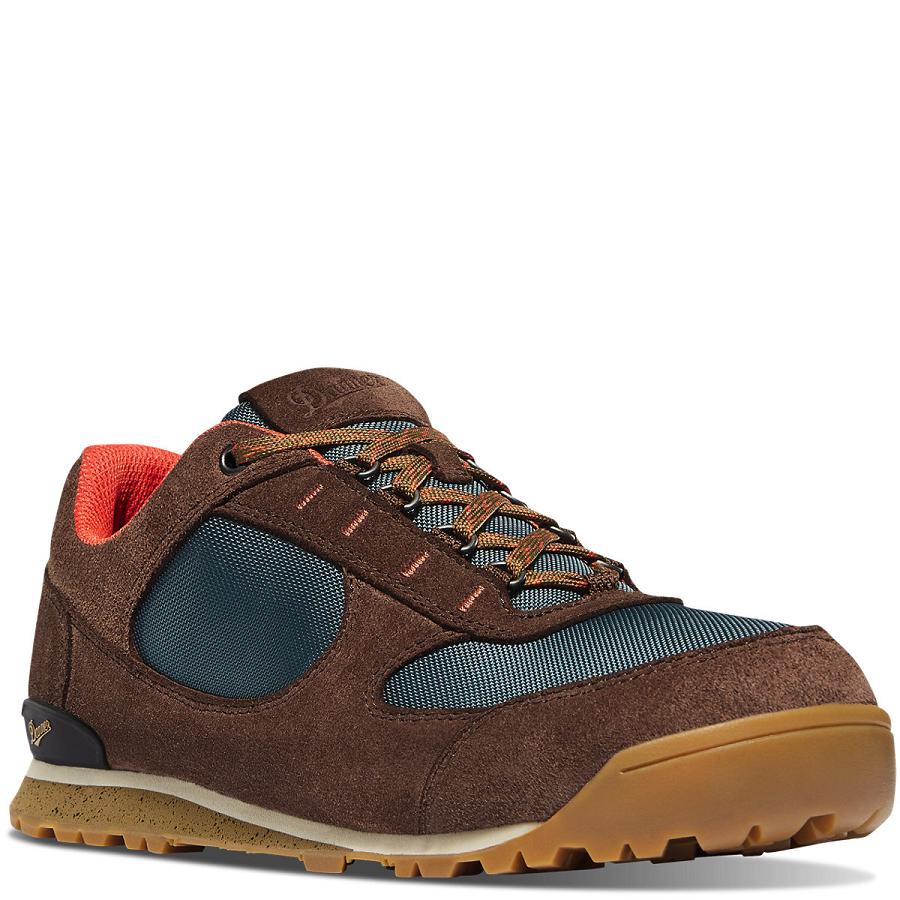 Blue Men's Danner Jag Low Hiking Shoes | NZ4774HK