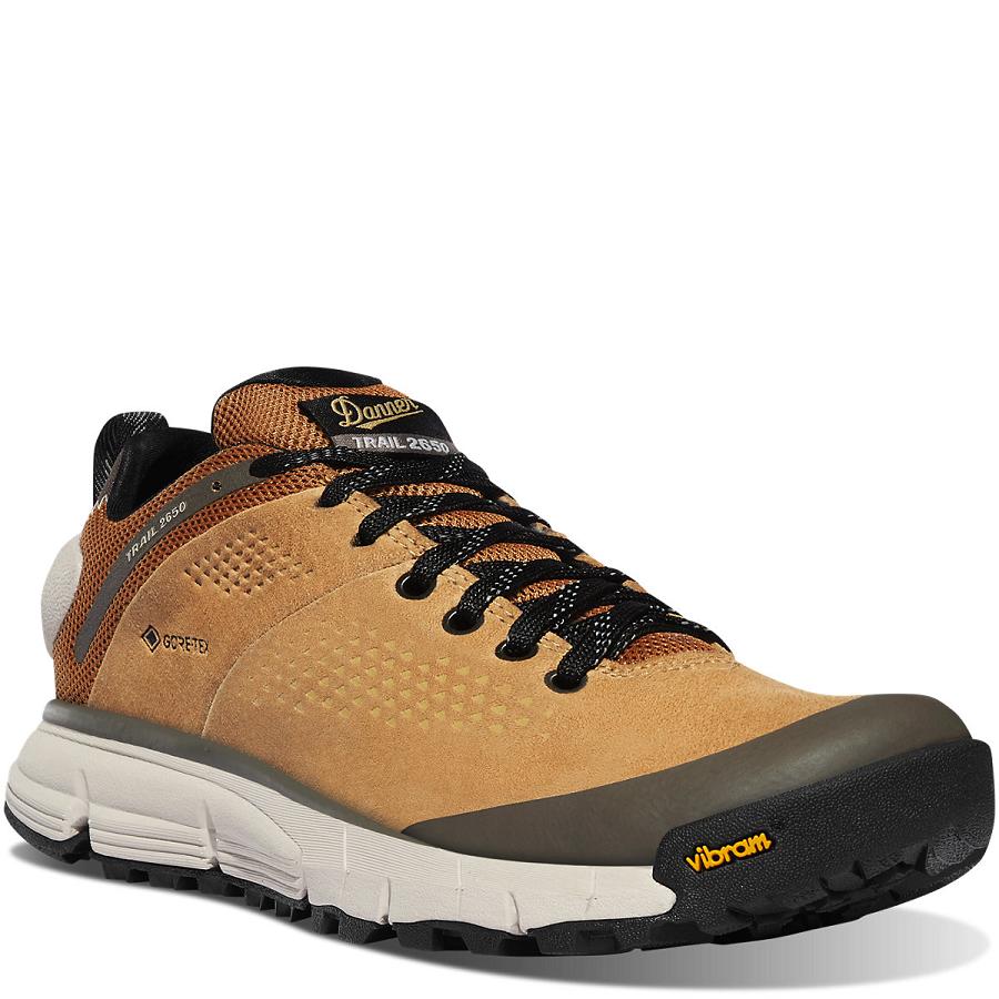 Brown / Grey Women's Danner Trail 2650 GTX Hiking Shoes | NZ4394FM