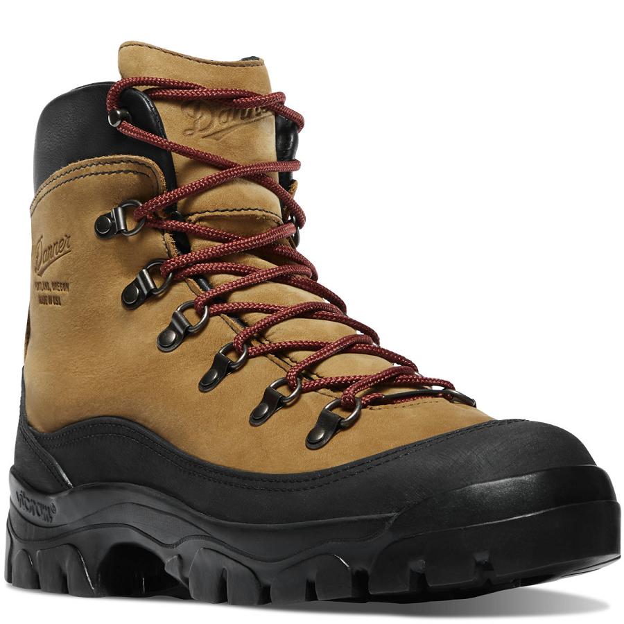 Brown Men's Danner Crater Rim Hiking Boots | NZ4848NB