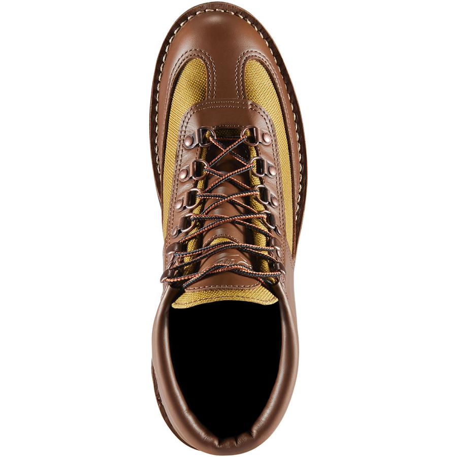 Brown Men's Danner Feather Light Hiking Boots | NZ4855PQ