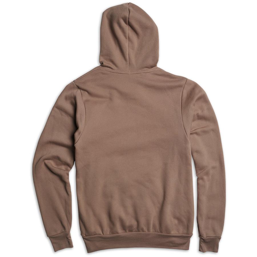 Brown Men's Danner Go There Pullover Hoodie Clothing | NZ5022MA