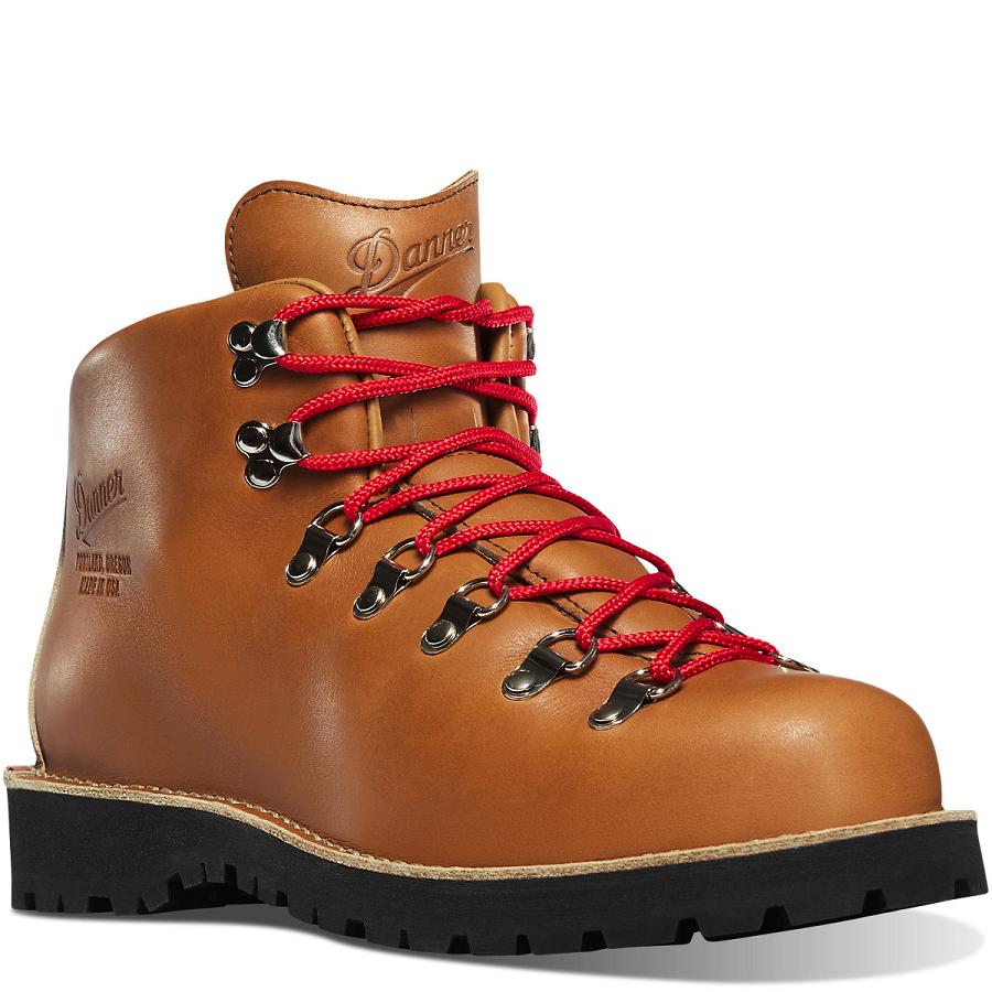 Brown Men's Danner Mountain Light Cascade Hiking Boots | NZ4804AP