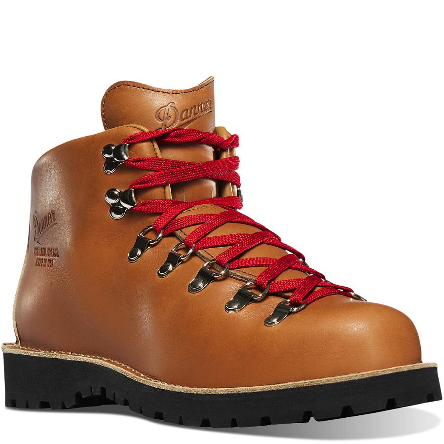 Brown Men's Danner Mountain Light Cascade Hiking Boots | NZ4804AP