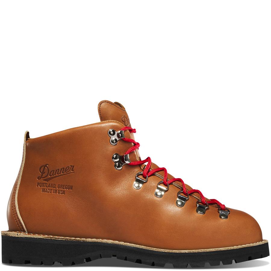 Brown Men\'s Danner Mountain Light Cascade Hiking Boots | NZ4804AP