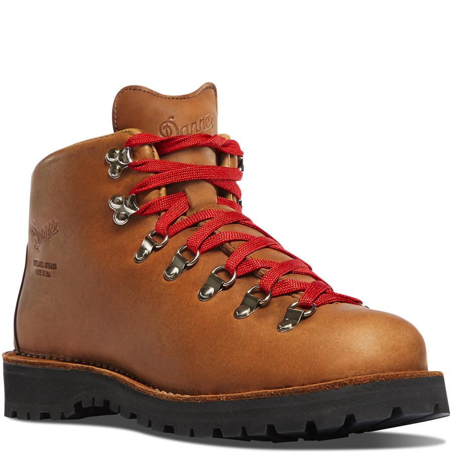 Brown Men's Danner Mountain Light Cascade - GORE-TEX Work Boots | NZ4883FM