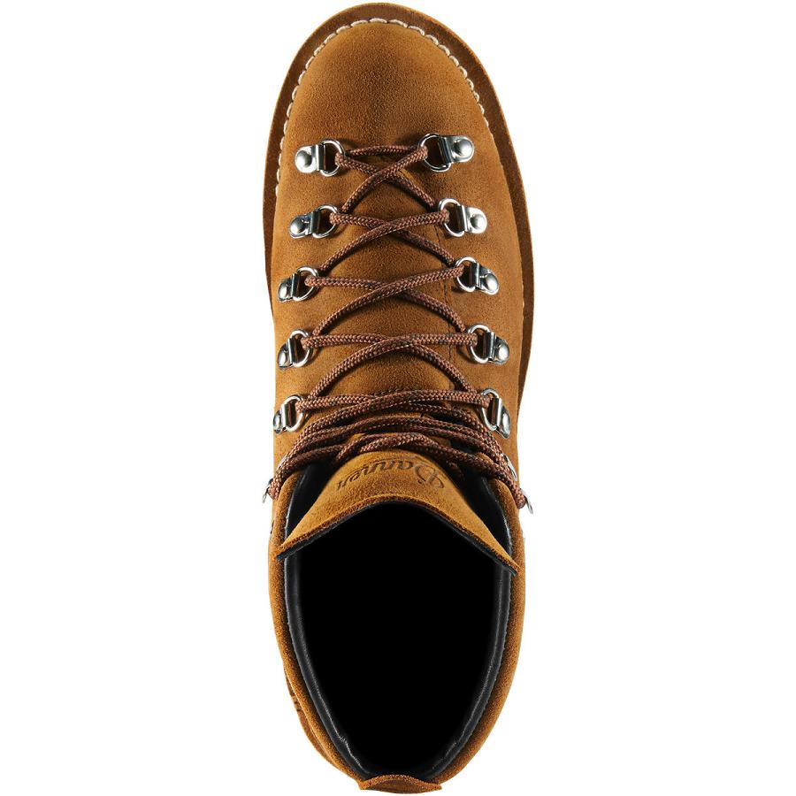 Brown Men's Danner Mountain Light Work Boots | NZ4887PQ