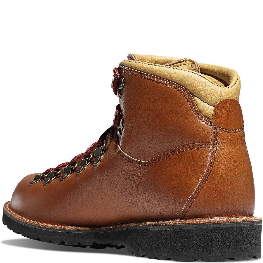 Brown Men's Danner Mountain Pass Hiking Boots | NZ4843RW