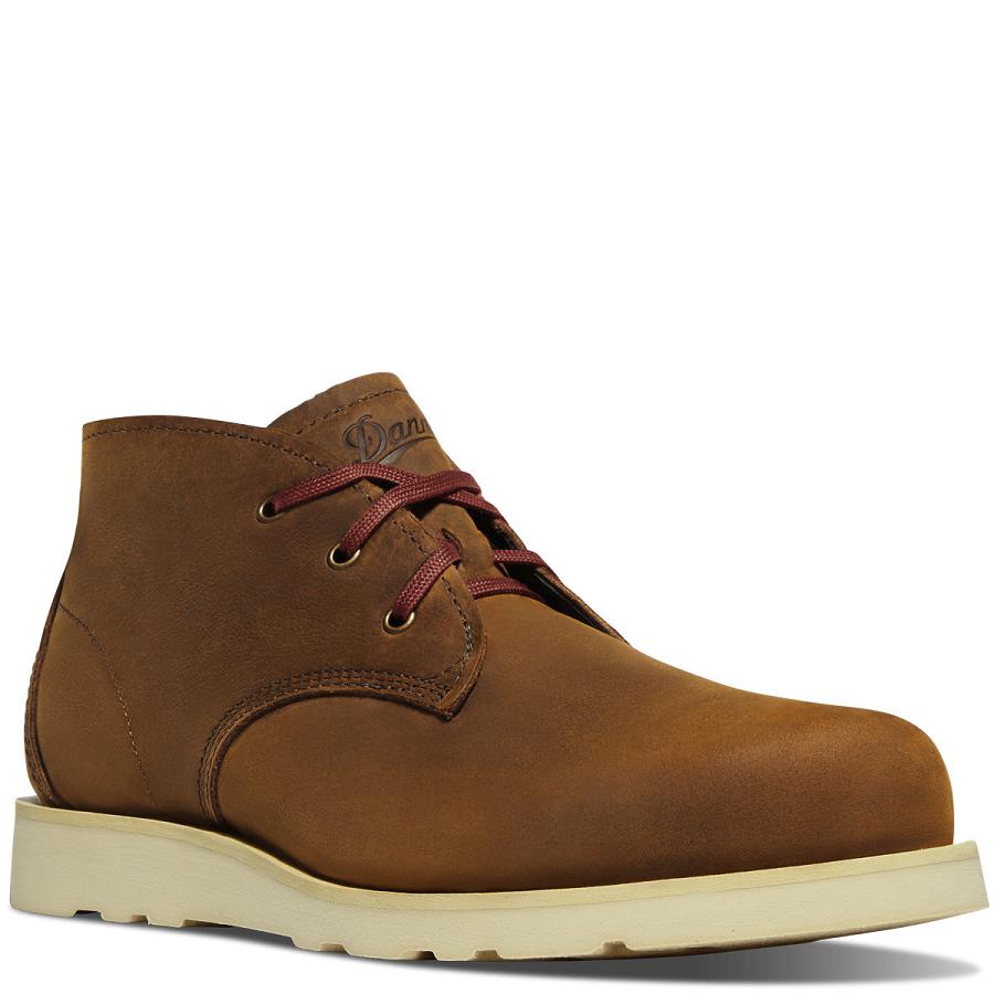 Brown Men's Danner Pine Grove Chukka Boots | NZ4867TV