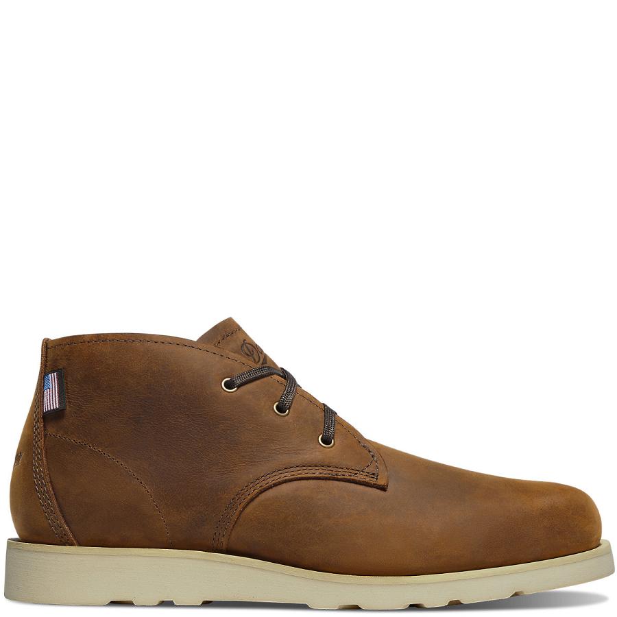 Brown Men\'s Danner Pine Grove Chukka Boots | NZ4867TV