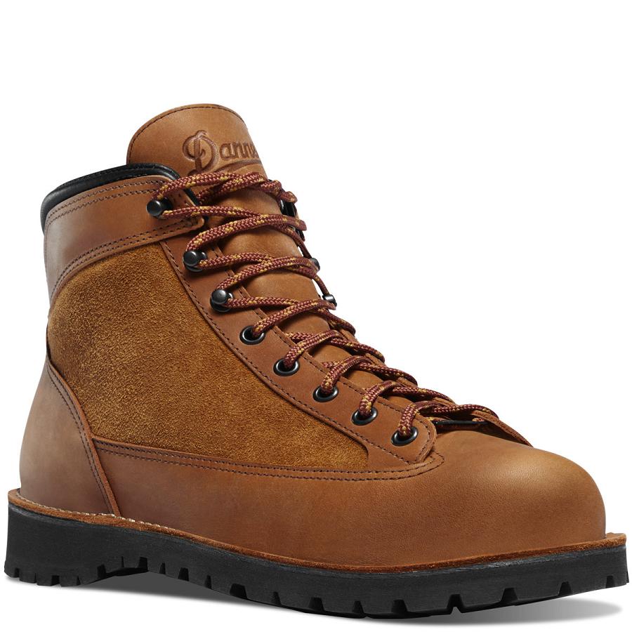 Brown Men's Danner Ridge Work Boots | NZ4929AP